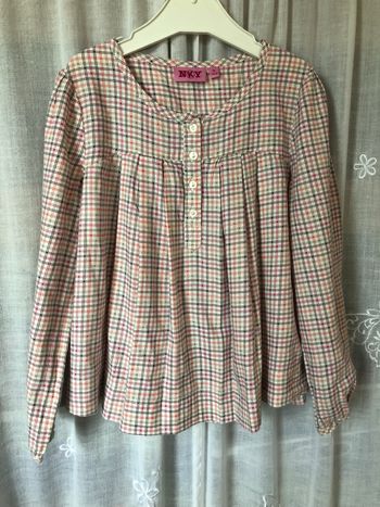 Blouse tunique écossaise à carreaux  8 ans Kiabi