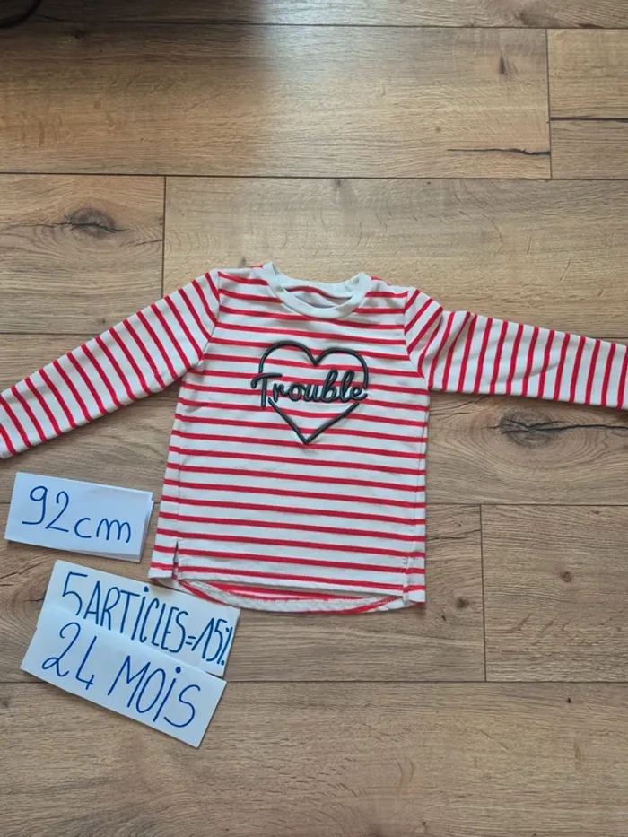 Tunique Primark + jean Zara 92 cm 24 mois - photo numéro 6