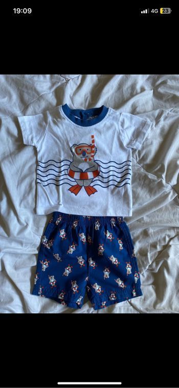 Ensemble  été bébé garçon 3 mois