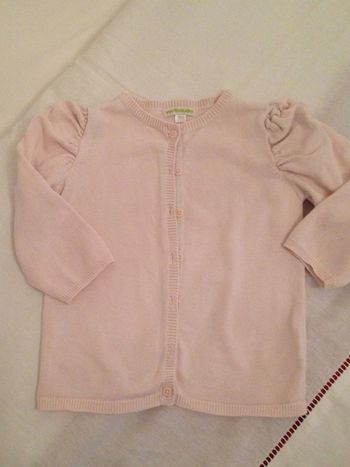 Gilet Rose Poudré 5 Ans