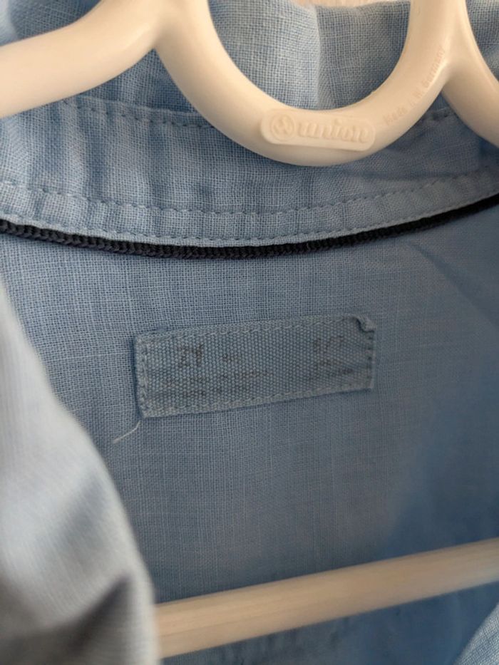 Chemise bleue 7 ans garçon - photo numéro 2