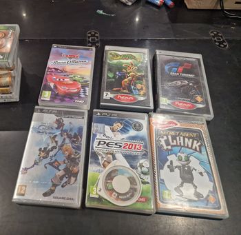 🎮 Lot 7 jeux PSP  dont Kingdom Hearts neuf sous blister – GTA, Daxter, PES 2013, Cars