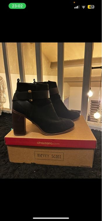 Bottes daim noire - Pimkie