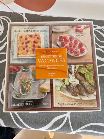 Coffret livre cuisine 