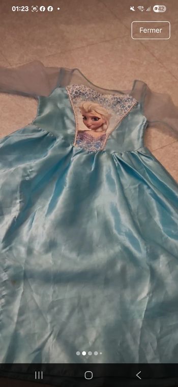 Robe riene de neige