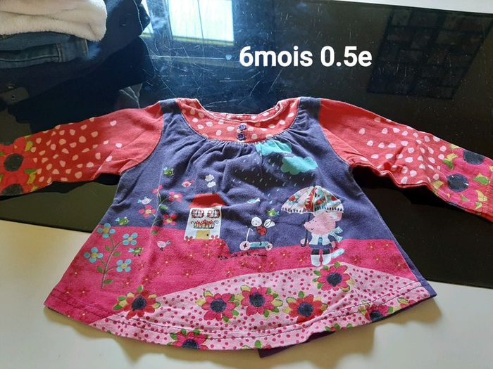 T-shirt long 6mois