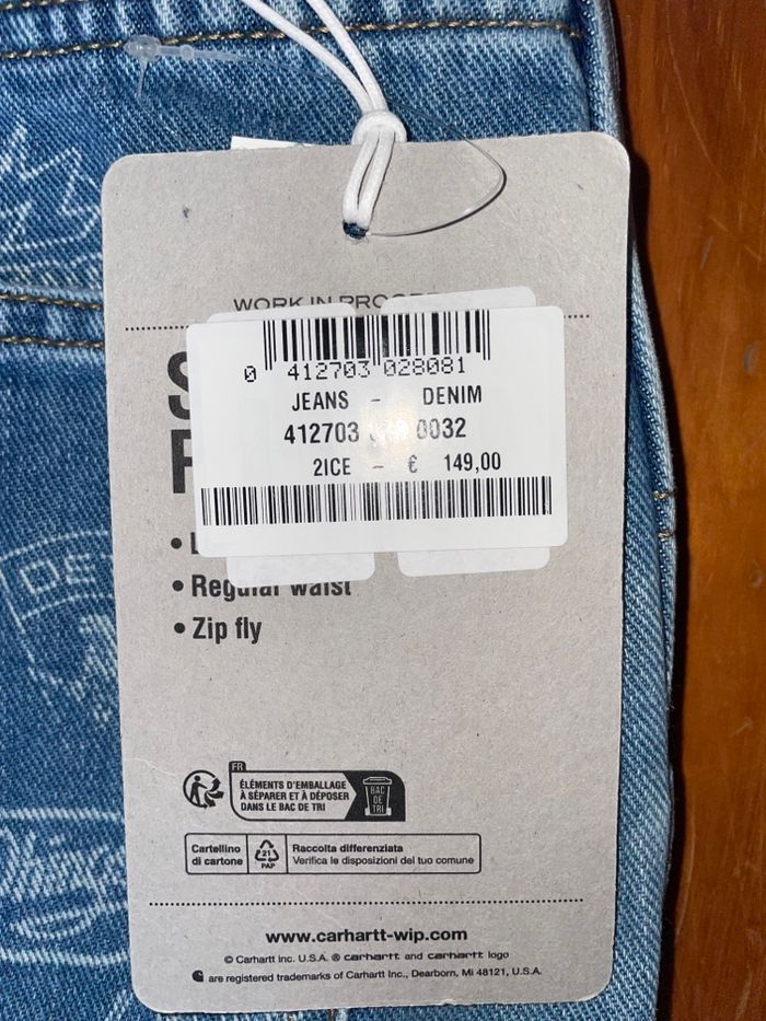 Jeans Carhartt Wip Stamp Pant - photo numéro 5