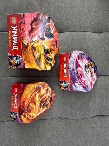 Lot toupie Lego Lego Ninjago 71823 Kai + 71824 Sora + 71826 Pack Battle Spinjitzu – Neufs, Scellés