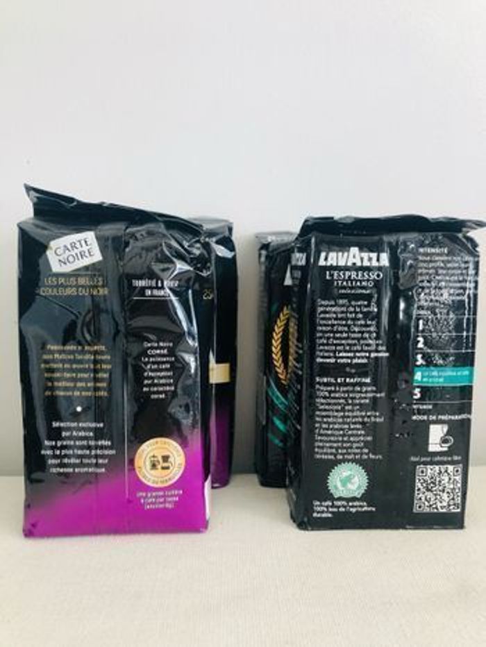 Lot de 4 paquets de café lavazza et carte noire - photo numéro 5