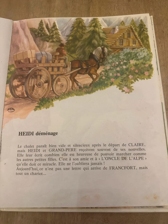 État satisfaisant - Livre ancien vintage Heidi déménage Hemma collection Primevère - photo numéro 4
