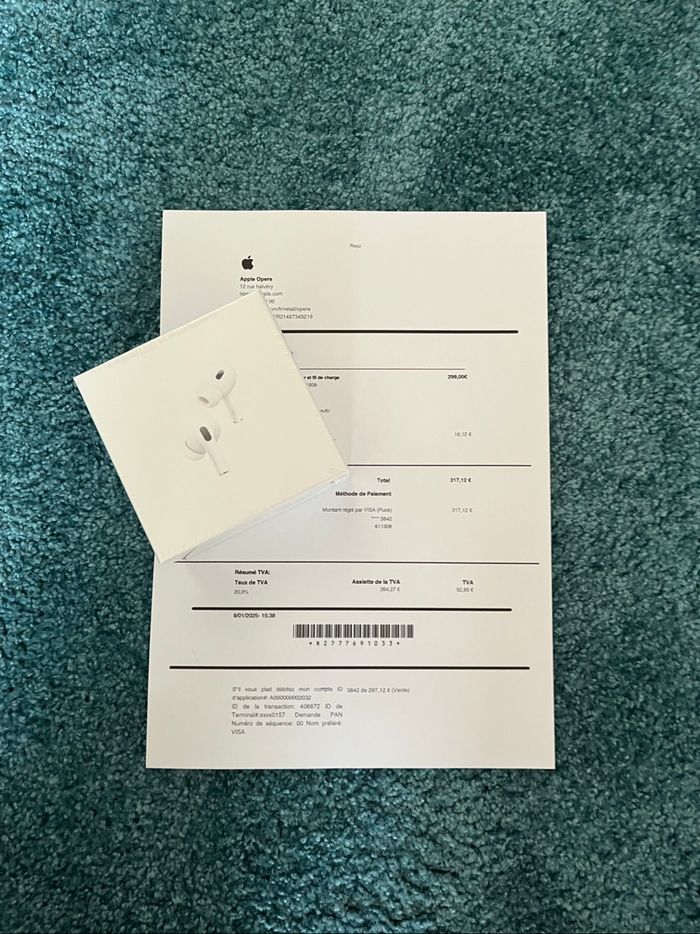 AirPods Pro 2 neufs avec facture scellés