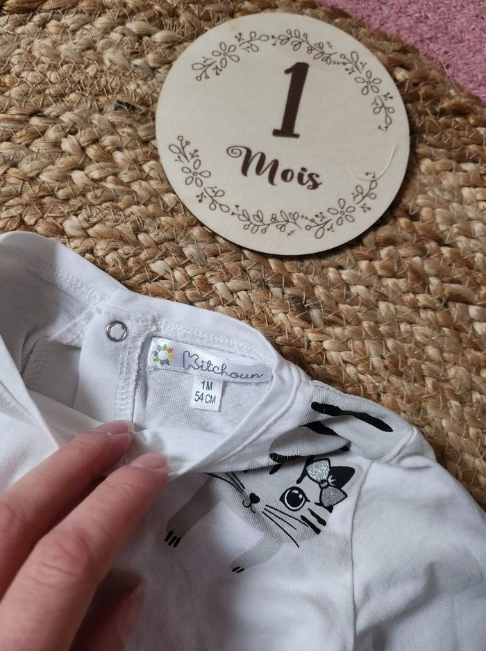 Ensemble blouse et legging 1 mois - photo numéro 2