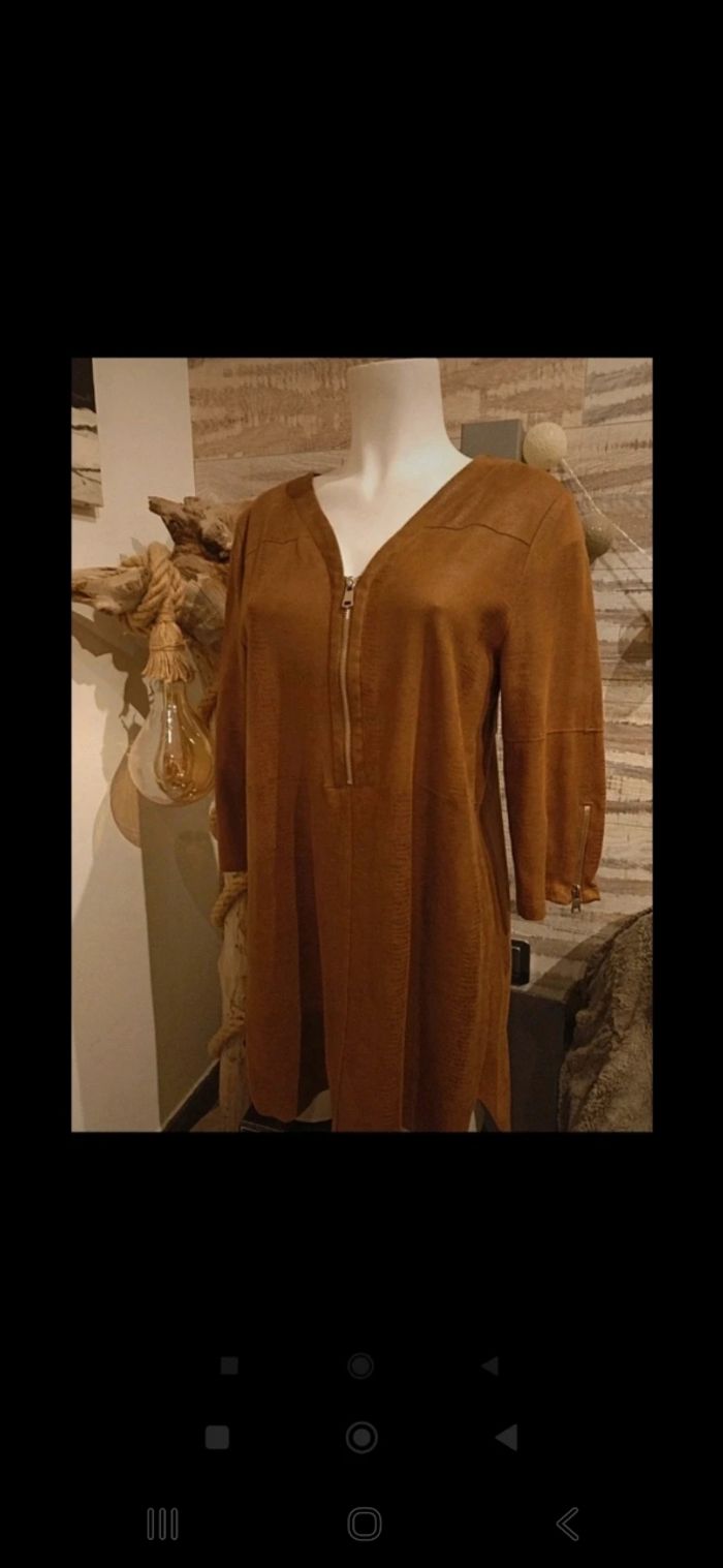 Belle blouse longue Allyson taille 40 - photo numéro 4