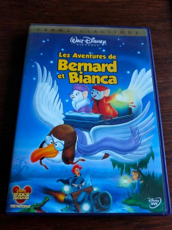 2 DVD Bernard et Bianca grand classique 