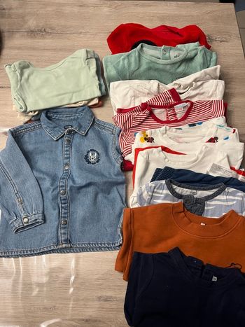 Lot vêtements garçon 18 mois 