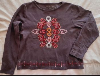 Haut manches longues fille 6-7 ans / Orchestra