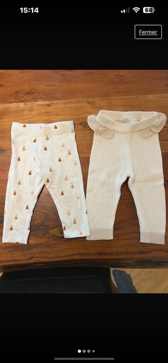 Legging fille 9 mois