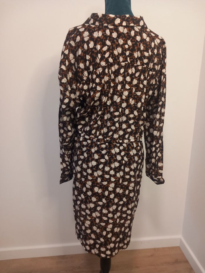 Robe chemise élégante mango fleuri - photo numéro 5