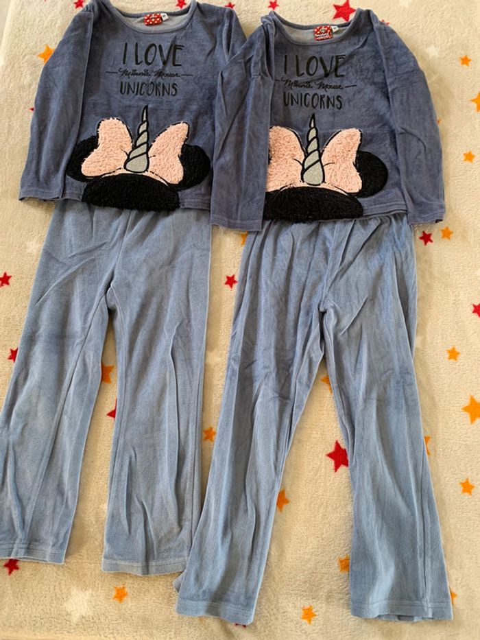 Lot Pyjamas Minnie Rose et Bleus 6 Ans - photo numéro 7