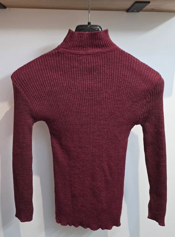 Pull fin a petit col roulé XS