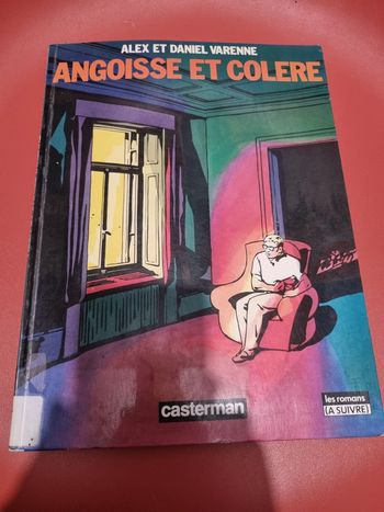 bd angoisse et colère varenne sorti inventaire bibliothèque