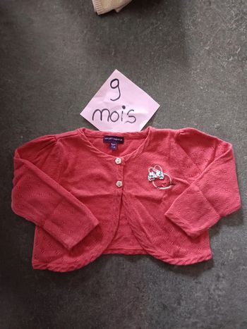 Gilet rose Sergent major 9 mois