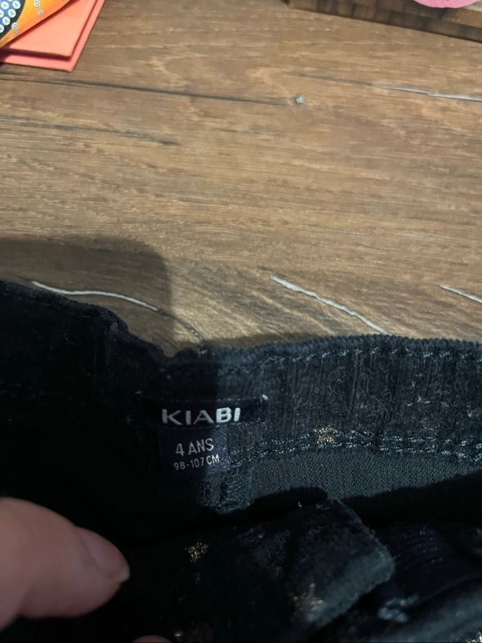 Lot 2 pantalons velours étoilé - photo numéro 3