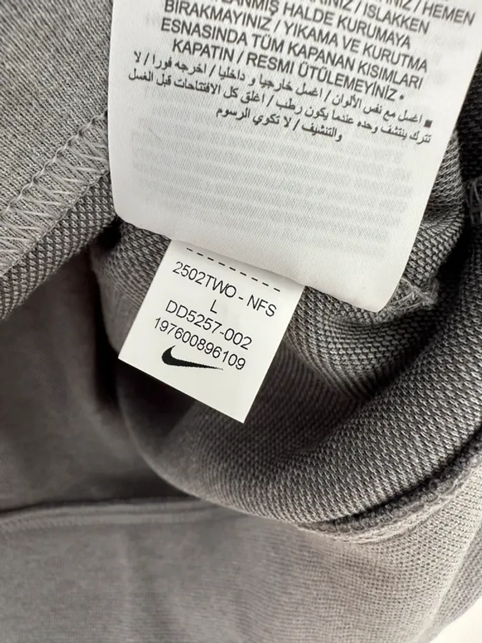 Nike pull gris taille L pour homme neuf avec étiquette - photo numéro 5