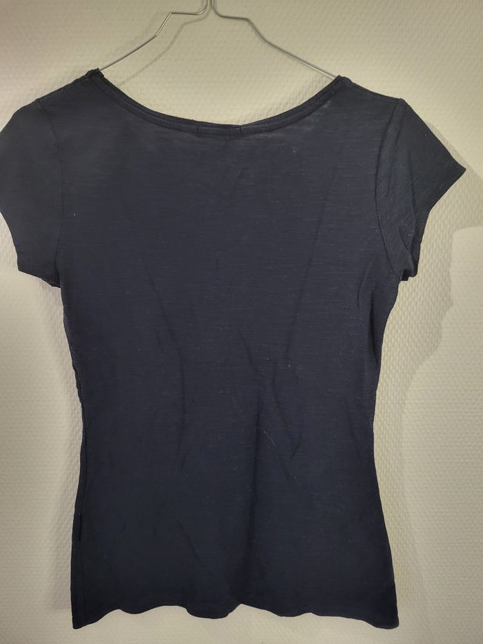 Haut manche courte bleu marine - photo numéro 2