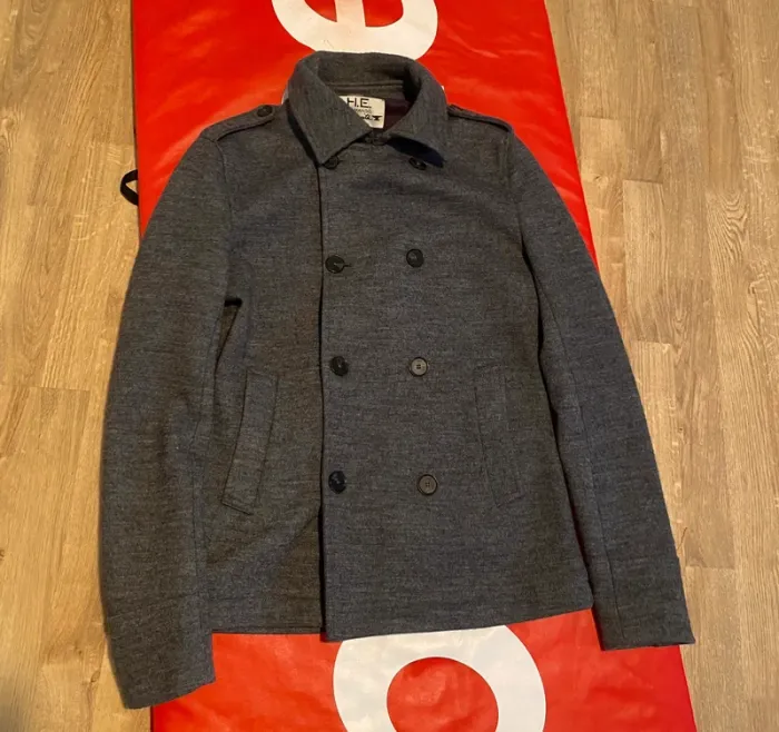 Manteau Caban mango gris Small