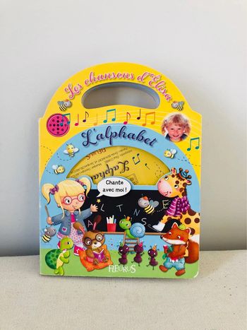 Livre alphabet avec poignée bébé enfant