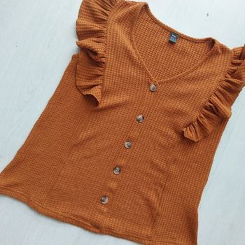 Haut couleur terracotta Niay taille S