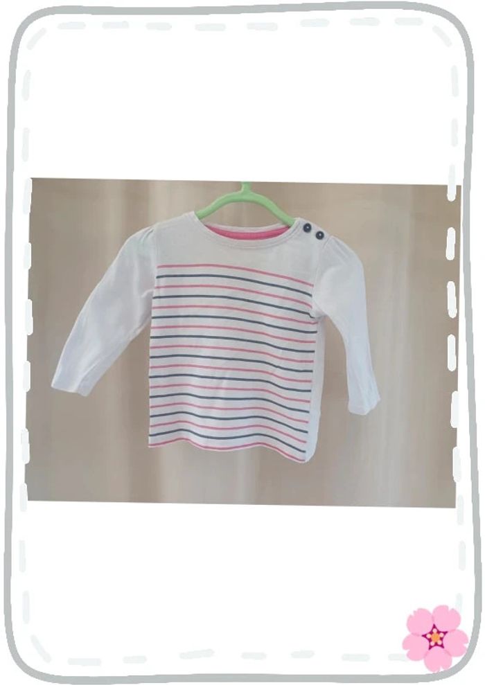 T-shirt manches longues Gémo 12mois