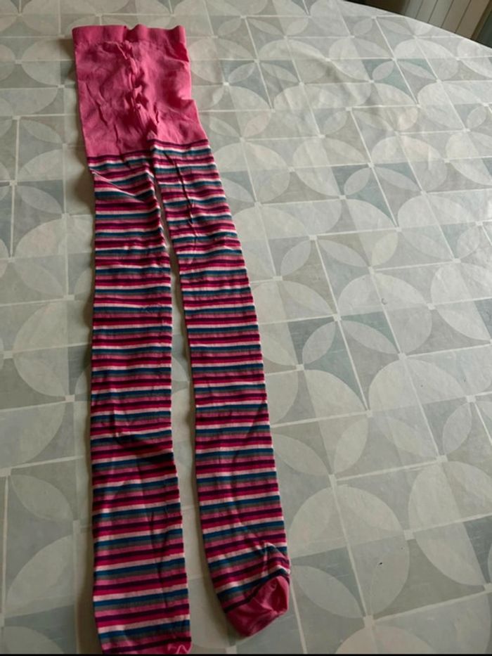 Lot de 2 paires de collants - fille - 10/12 ans - en très bon état - Okaidi - photo numéro 3