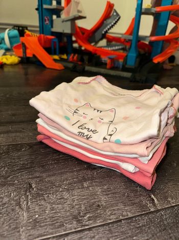 Lot de 8 body manches longues 6 mois