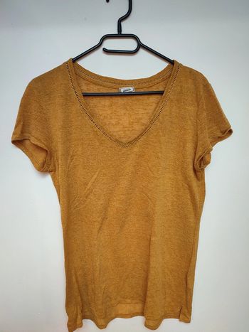T shirt moutarde