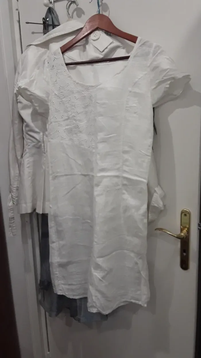 Robe blanche t M