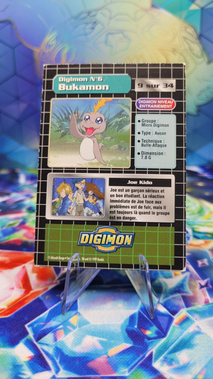 Carte Digimon Joe & Bukamon 9/34 Édition Série TV - photo numéro 2
