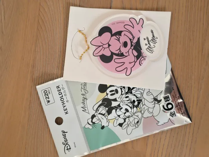 Grand porte clé acrylique minnie disney - photo numéro 4