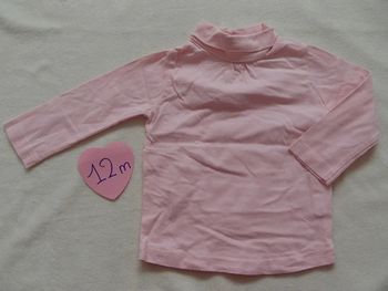 t-shirt ML col montant 12 mois