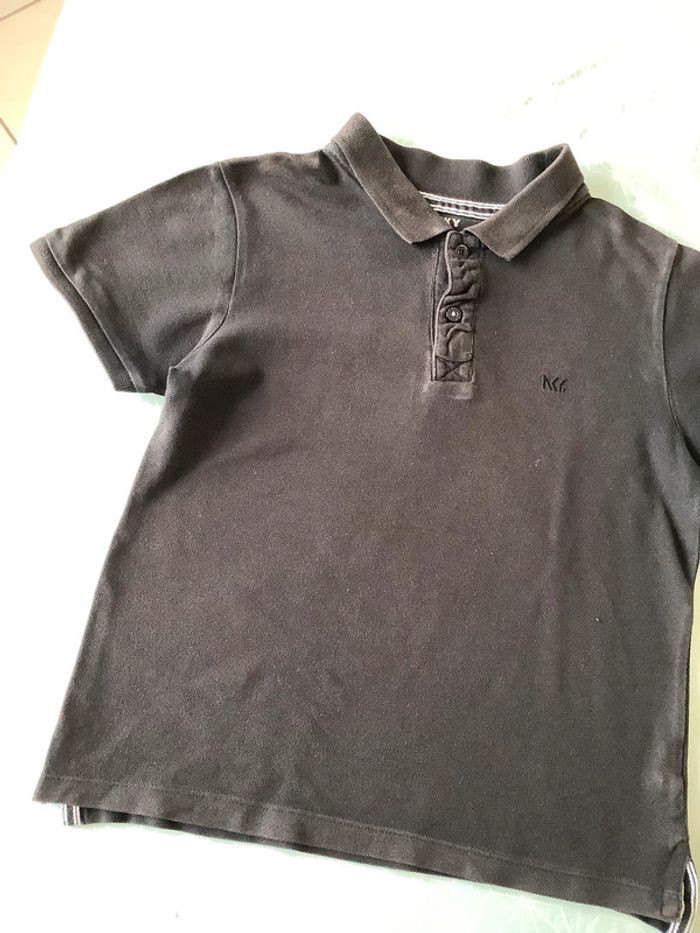 Polo manches courtes noir NKY 10 ans - photo numéro 2