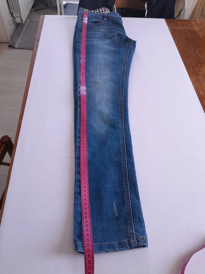 Jean slim taille basse triplix taille 34 - photo numéro 14