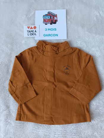 Sous pull 3 mois tape a l oeil