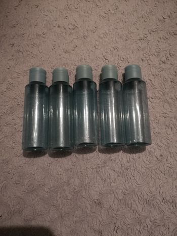 Lot de 5 flacons cosmétiques 100 ml vides