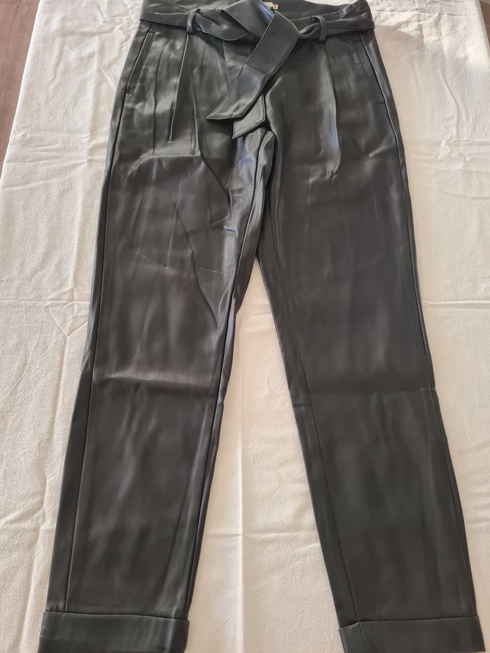 Jeans simili cuir - photo numéro 2