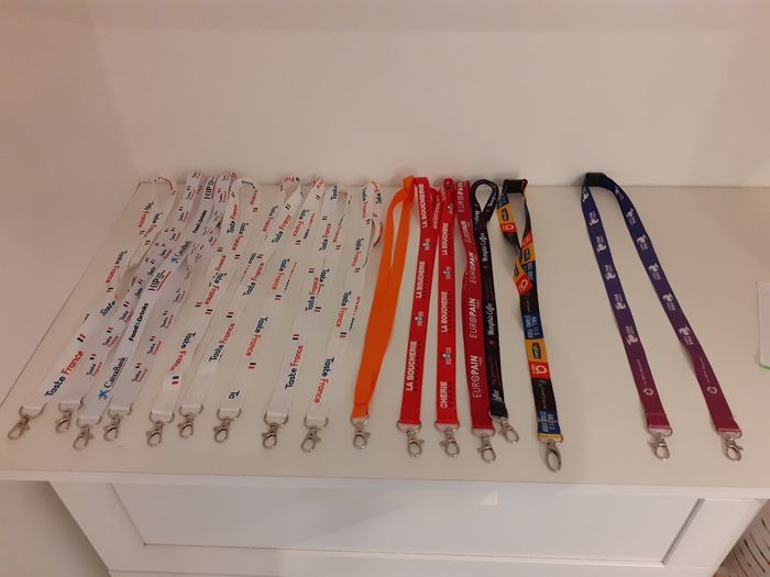 Lot de 16 porte badge