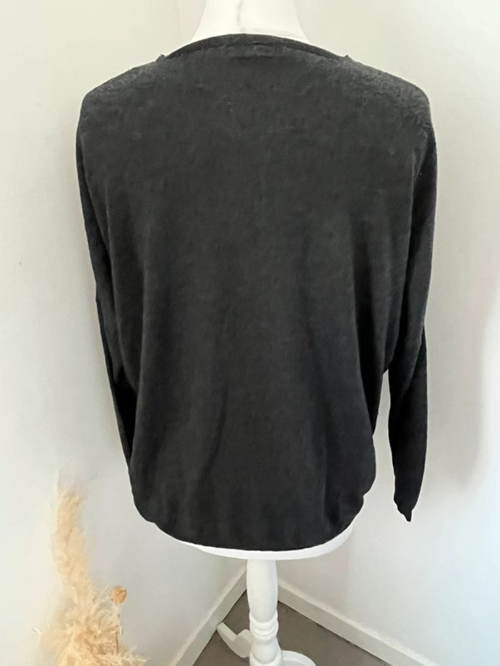 Pull gris Peace n’love M - photo numéro 3