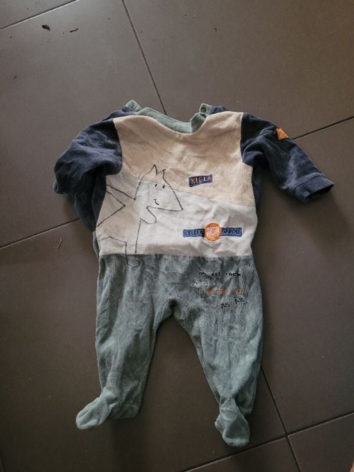 Pyjama velours 6 mois in extenso