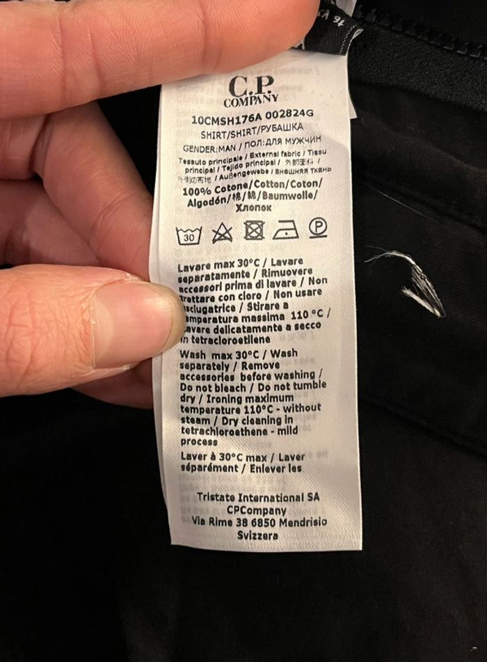Veste chemise noire C.P. Company - photo numéro 9