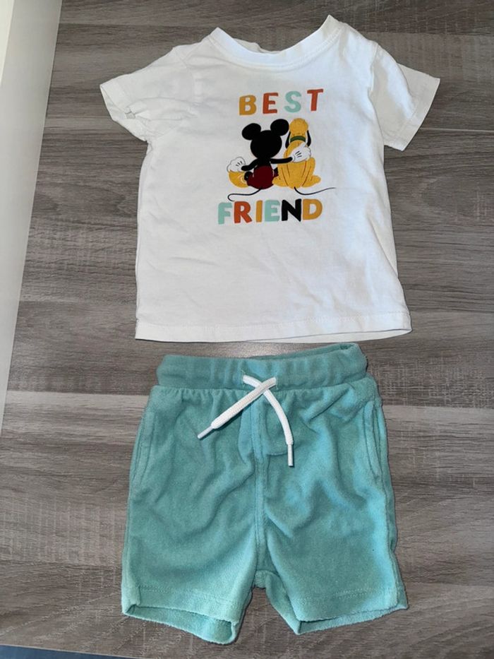 Ensemble t-shirt + short 6 mois orchestra